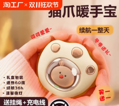 暖手宝1个