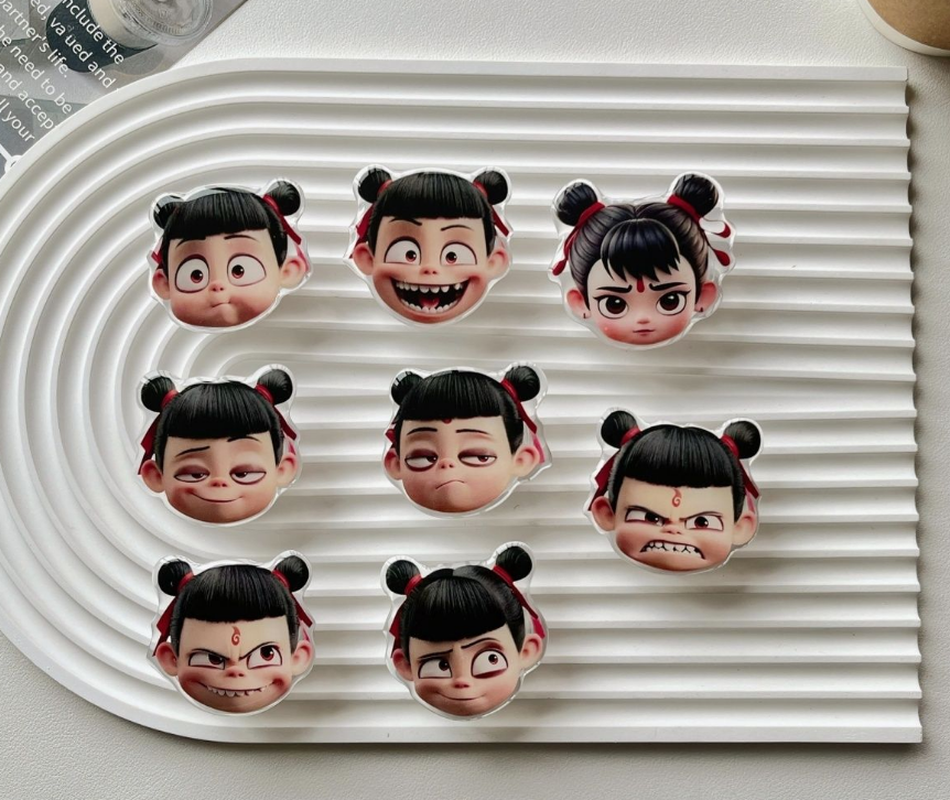 哪吒头贴纸 （12张）