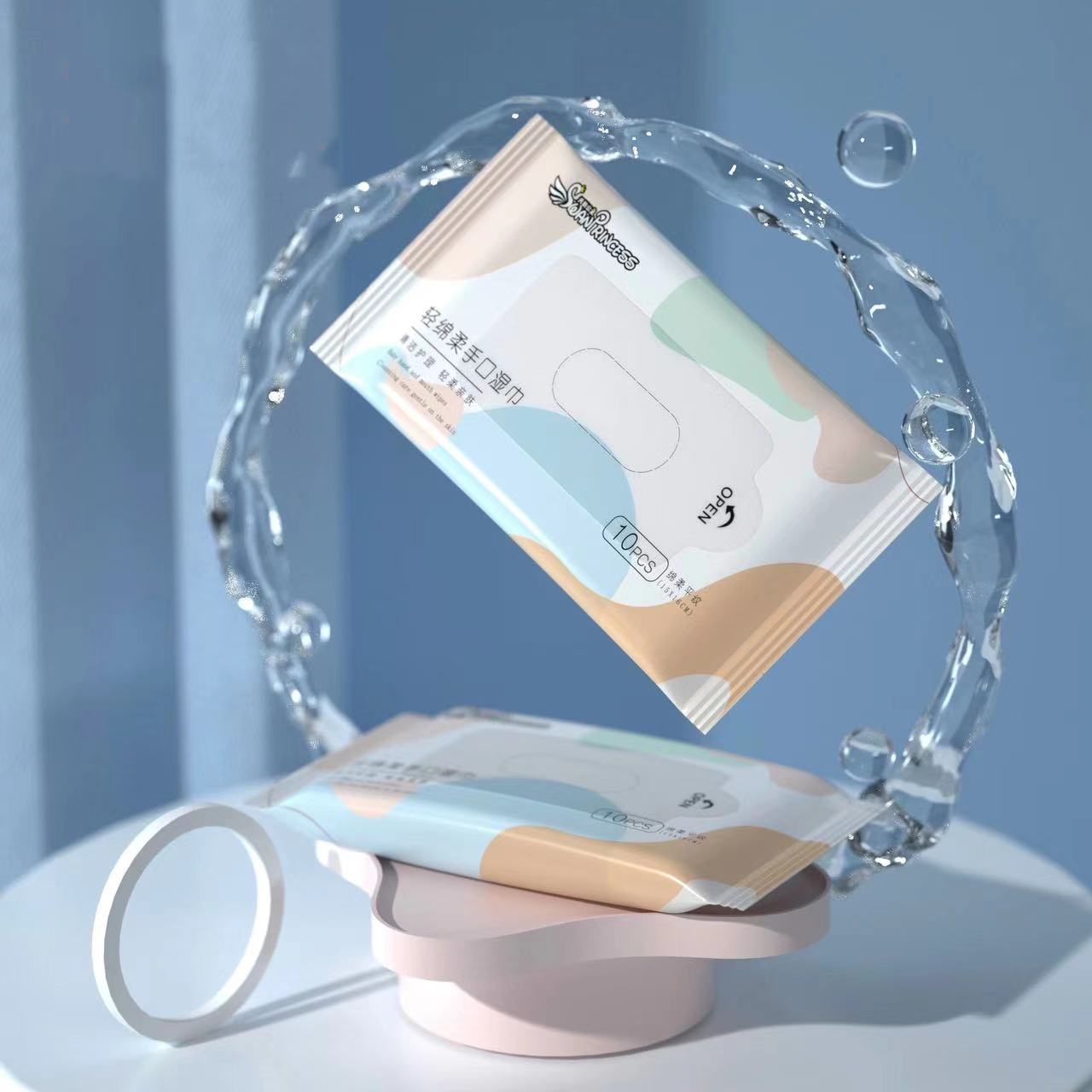 顺丰实物-10抽湿纸巾